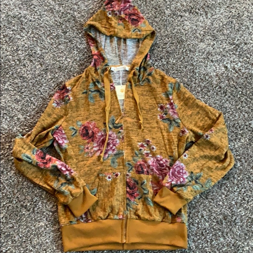 New zip up sweatshirt